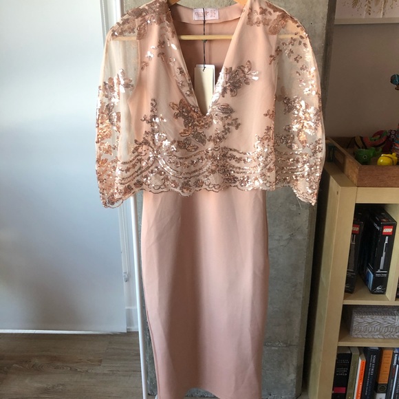 Free WP 🌟 Asos sequined cap dress - Picture 3 of 11